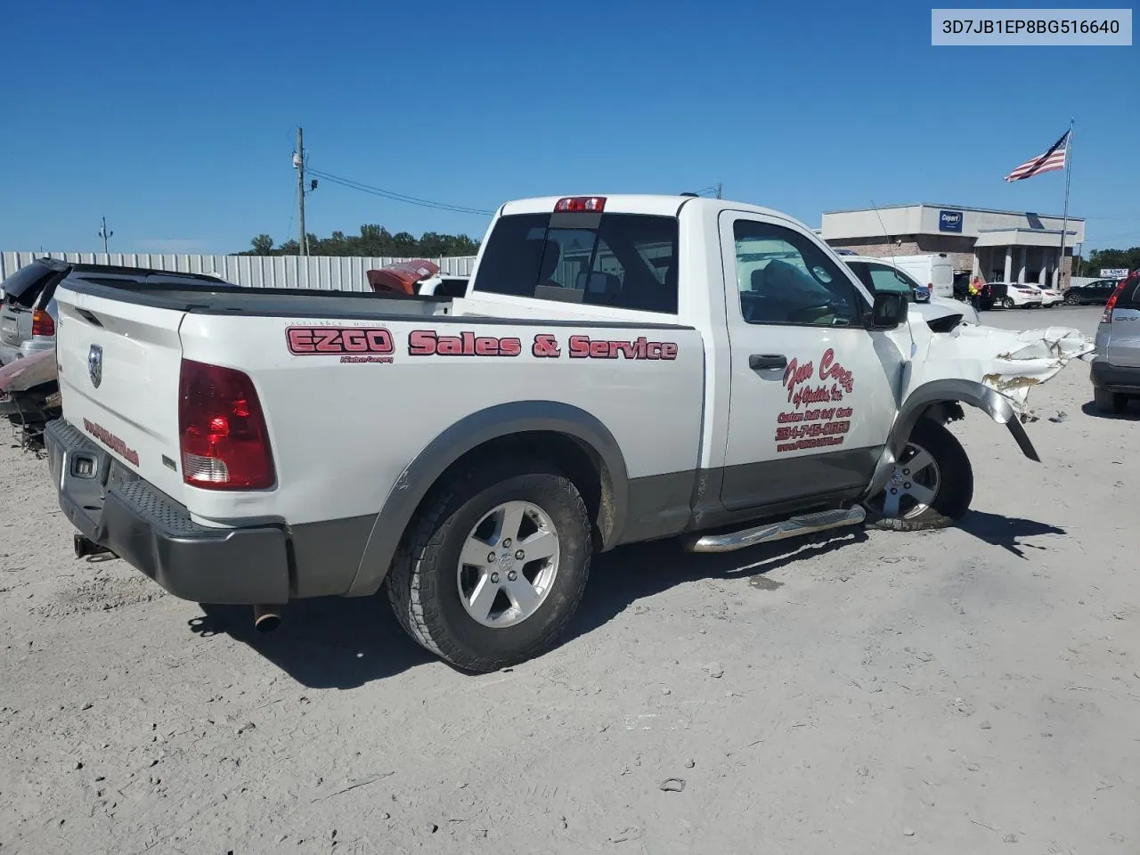 3D7JB1EP8BG516640 2011 Dodge Ram 1500