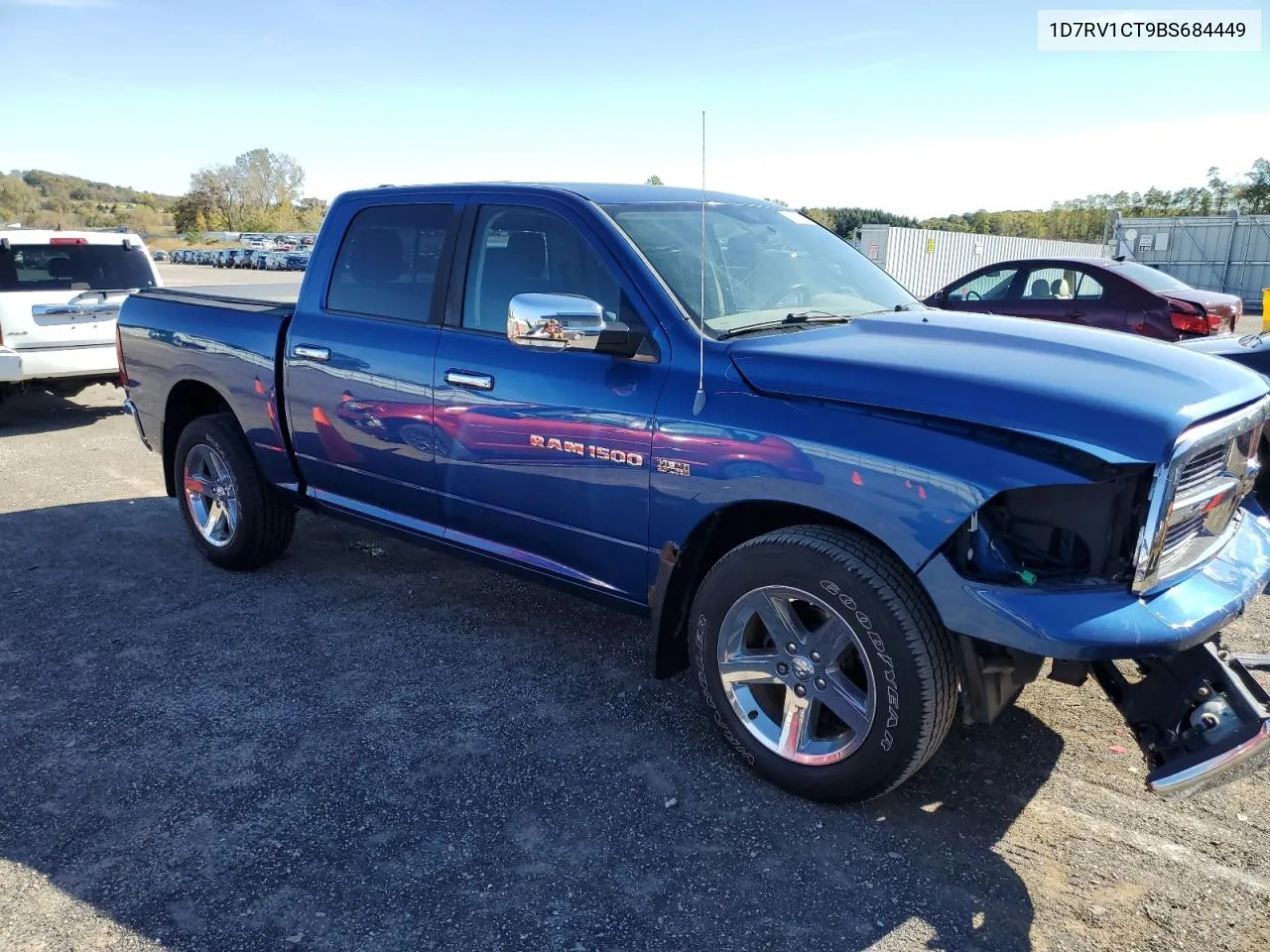 2011 Dodge Ram 1500 VIN: 1D7RV1CT9BS684449 Lot: 76285104