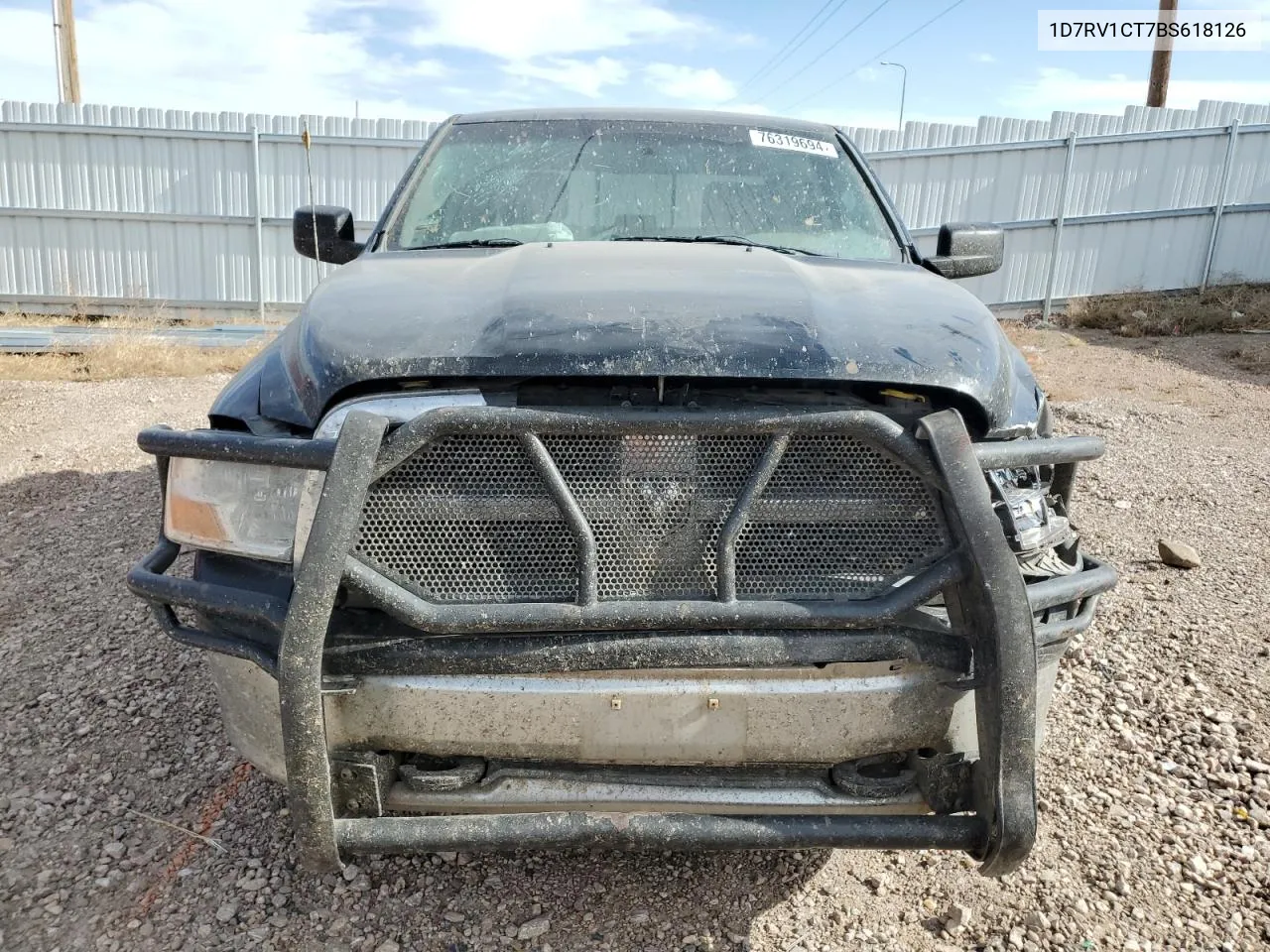 2011 Dodge Ram 1500 VIN: 1D7RV1CT7BS618126 Lot: 76319694