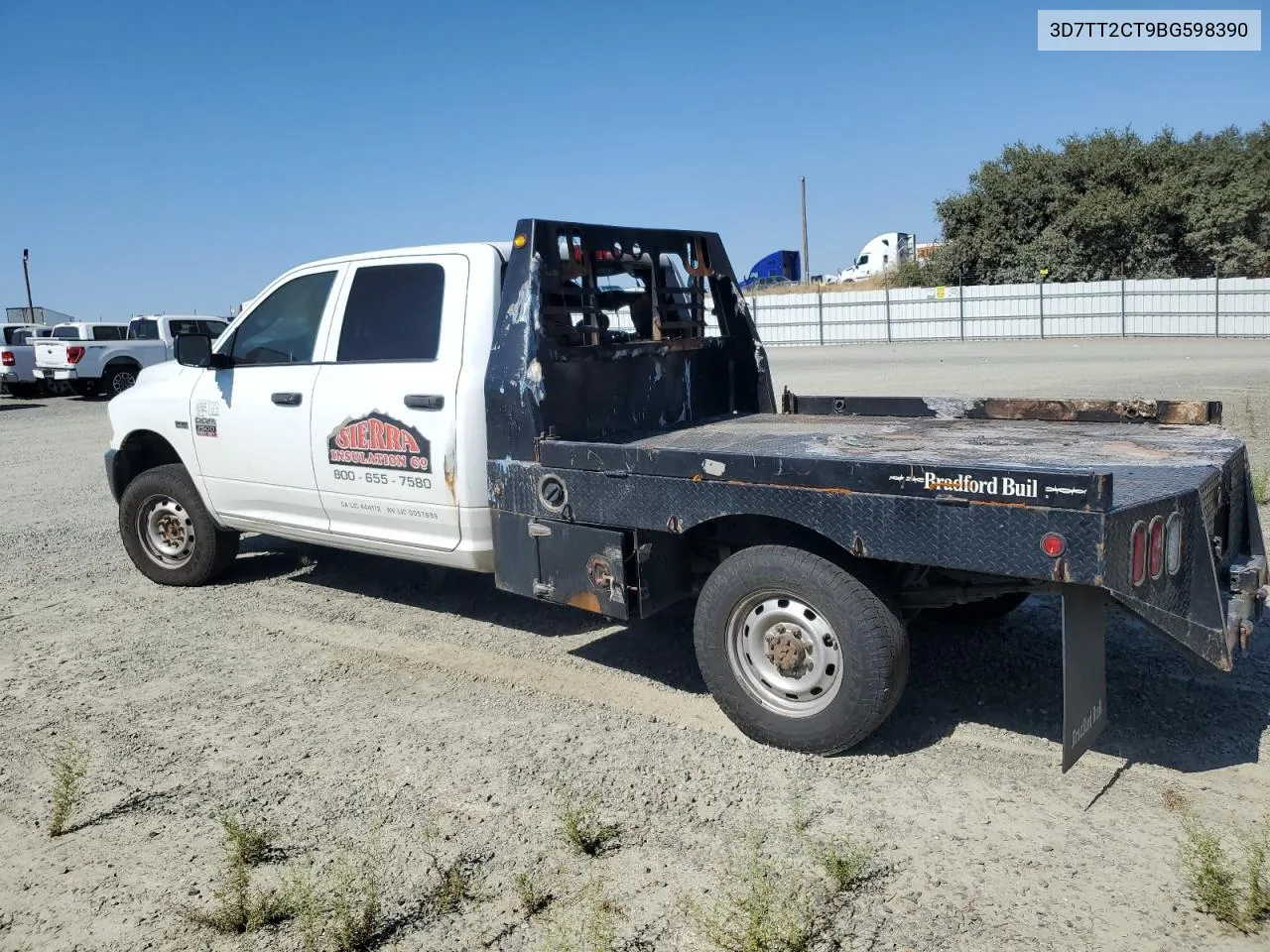 2011 Dodge Ram 2500 VIN: 3D7TT2CT9BG598390 Lot: 76340454