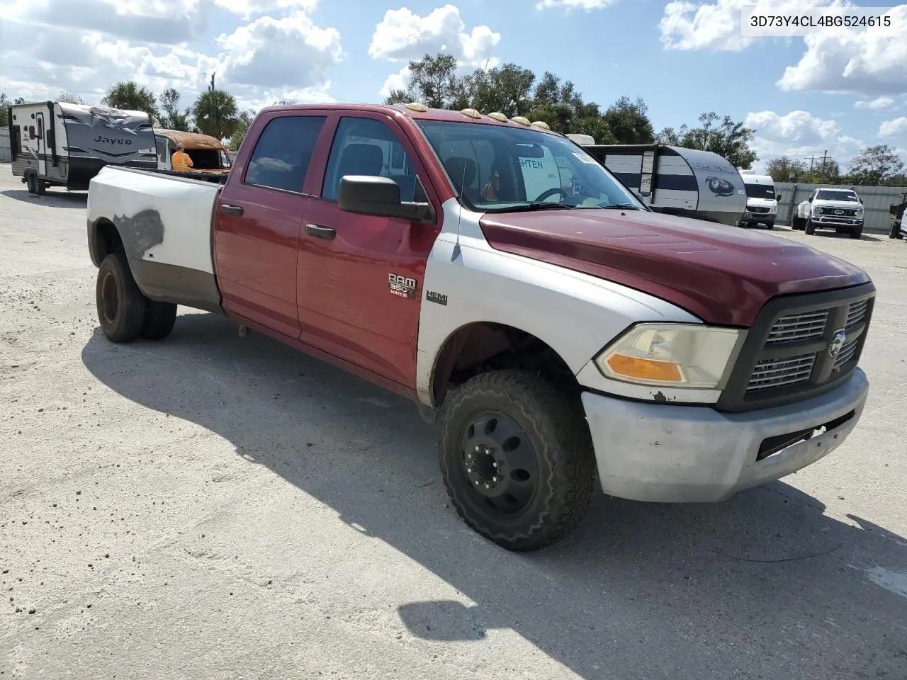 2011 Dodge Ram 3500 VIN: 3D73Y4CL4BG524615 Lot: 76439794