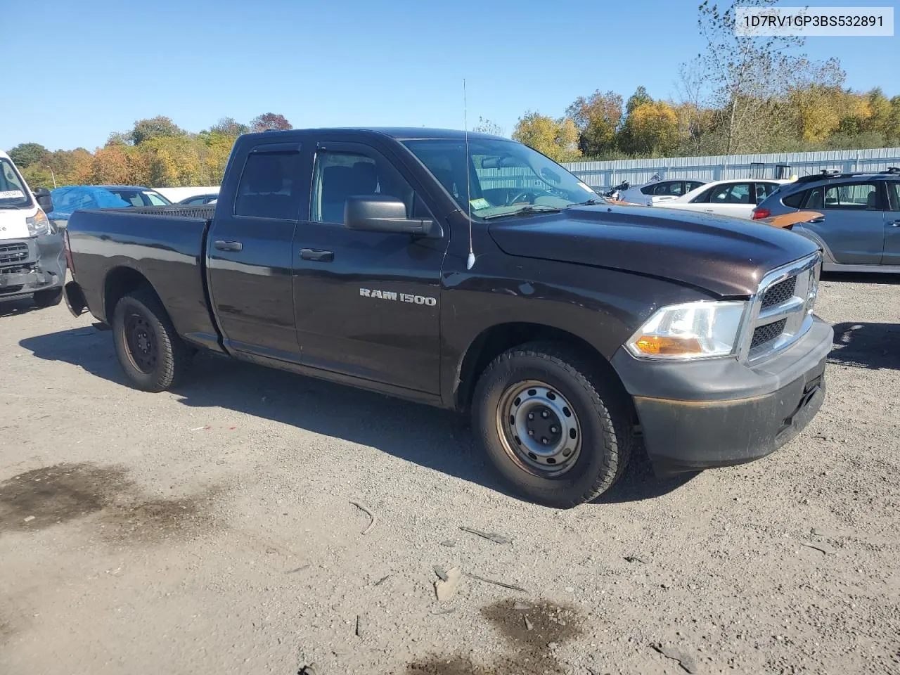 2011 Dodge Ram 1500 VIN: 1D7RV1GP3BS532891 Lot: 76763514