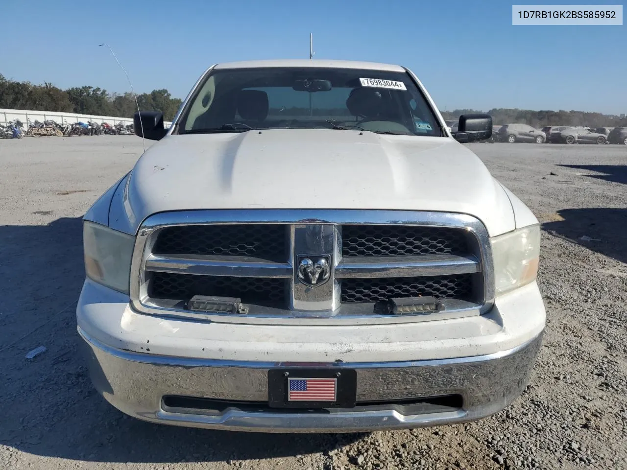 2011 Dodge Ram 1500 VIN: 1D7RB1GK2BS585952 Lot: 76983044