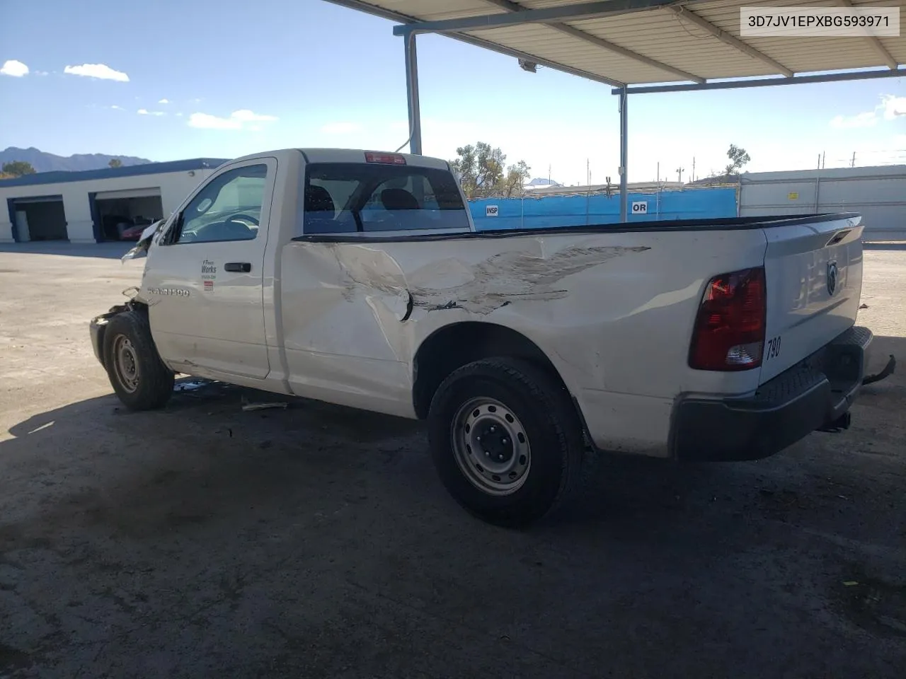 3D7JV1EPXBG593971 2011 Dodge Ram 1500