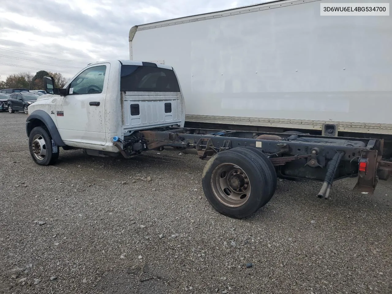 2011 Dodge Ram 4500 St VIN: 3D6WU6EL4BG534700 Lot: 77564314