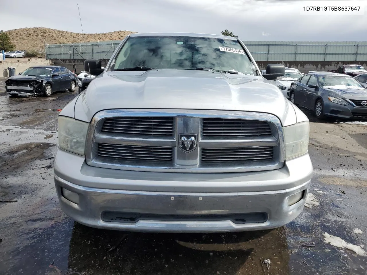 2011 Dodge Ram 1500 VIN: 1D7RB1GT5BS637647 Lot: 77586494