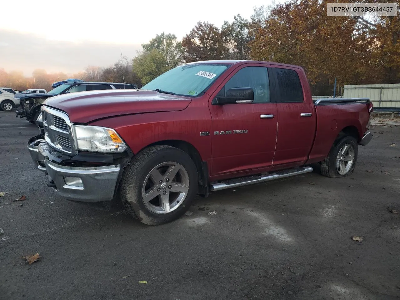 2011 Dodge Ram 1500 VIN: 1D7RV1GT3BS644457 Lot: 77645744