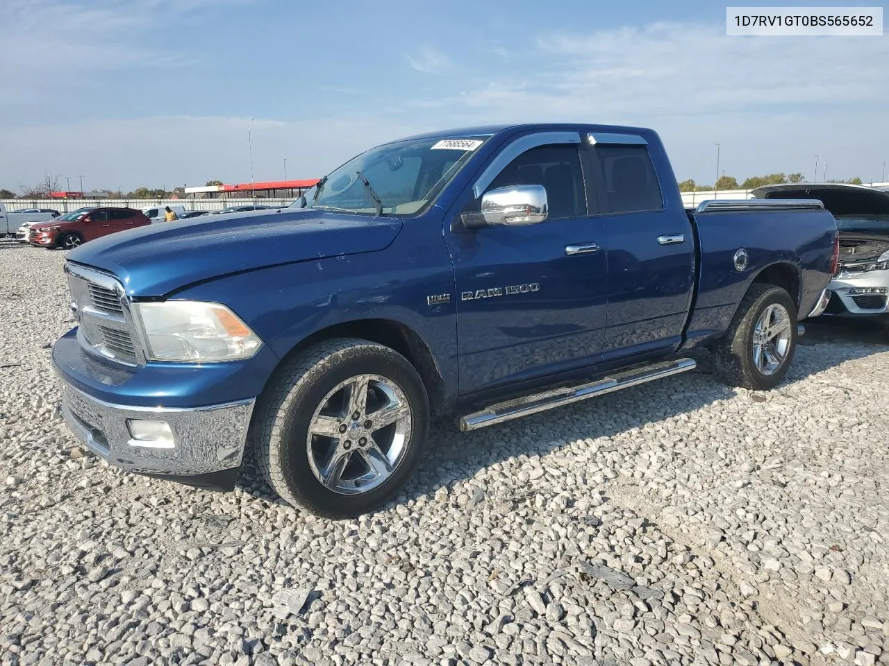 2011 Dodge Ram 1500 VIN: 1D7RV1GT0BS565652 Lot: 77688564