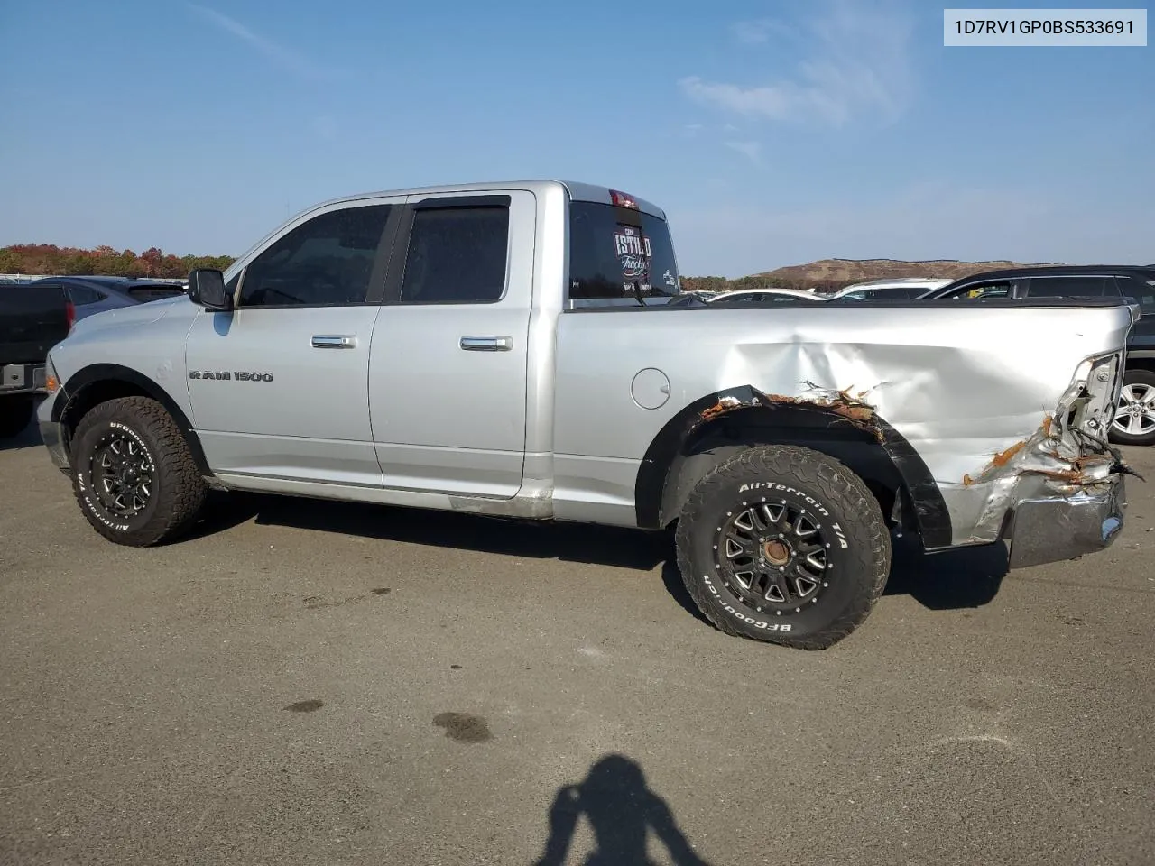 2011 Dodge Ram 1500 VIN: 1D7RV1GP0BS533691 Lot: 77811764