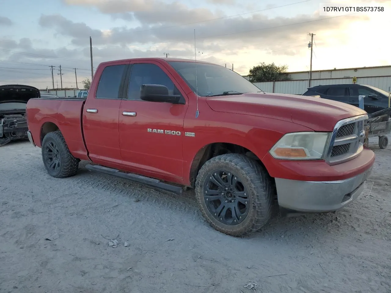 2011 Dodge Ram 1500 VIN: 1D7RV1GT1BS573758 Lot: 78222234