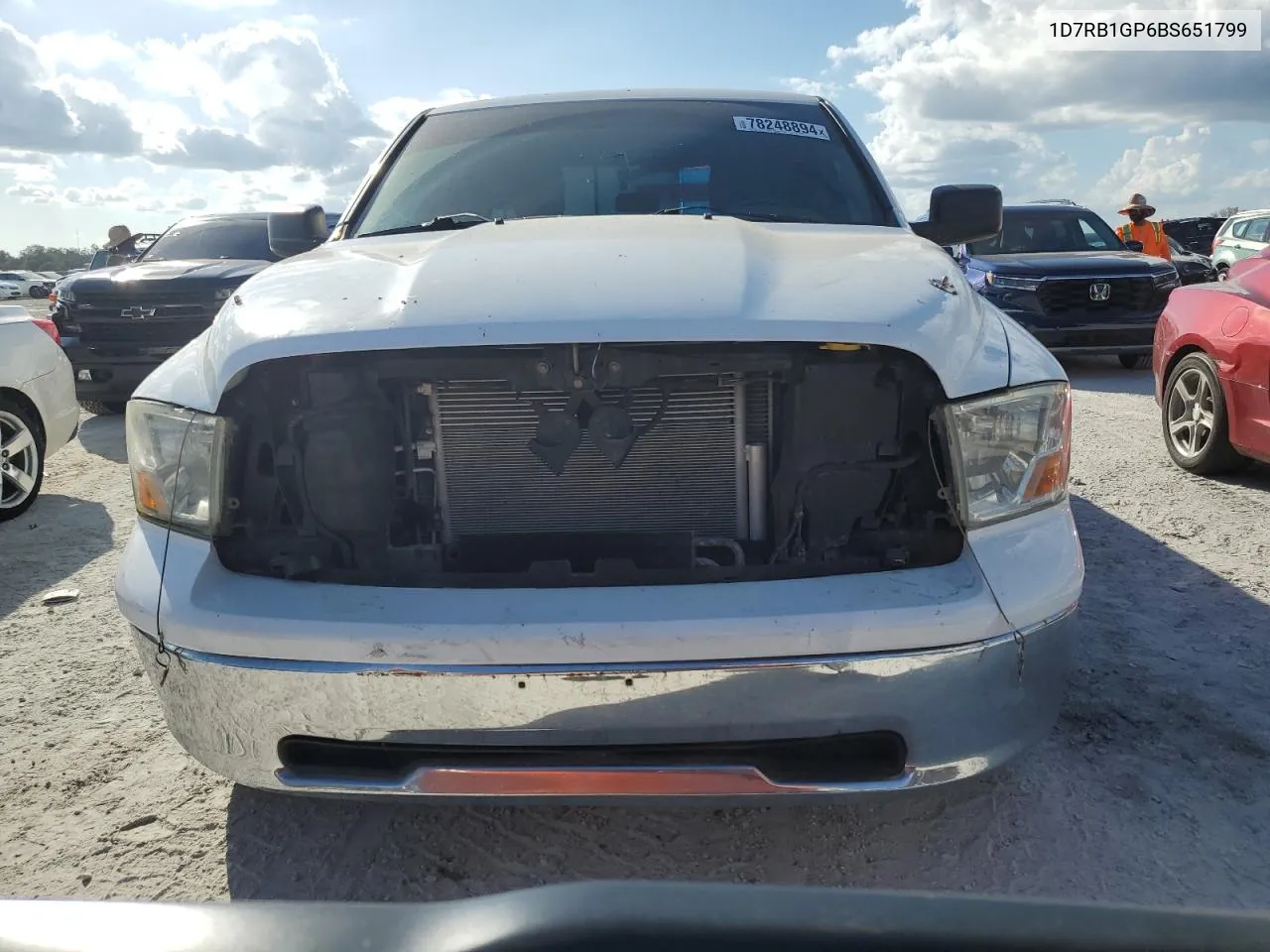 2011 Dodge Ram 1500 VIN: 1D7RB1GP6BS651799 Lot: 78248894