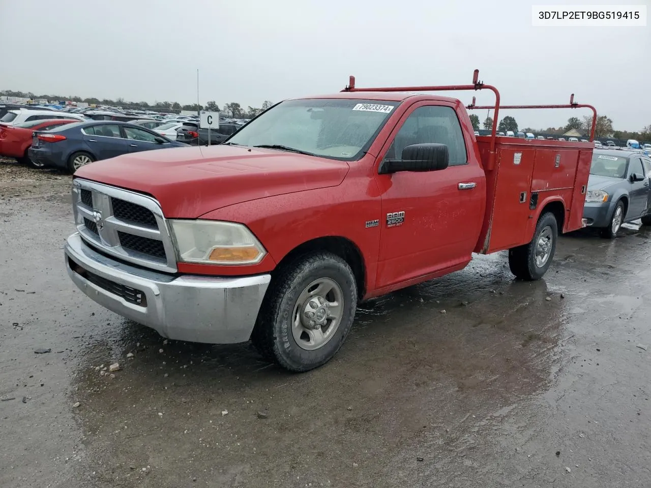 2011 Dodge Ram 2500 VIN: 3D7LP2ET9BG519415 Lot: 79023374