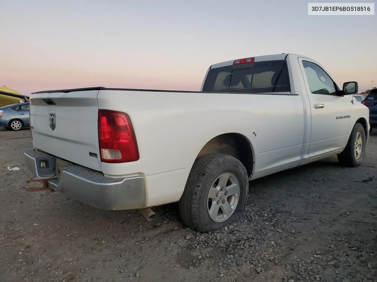 2011 Dodge Ram 1500 VIN: 3D7JB1EP6BG518516 Lot: 79081864