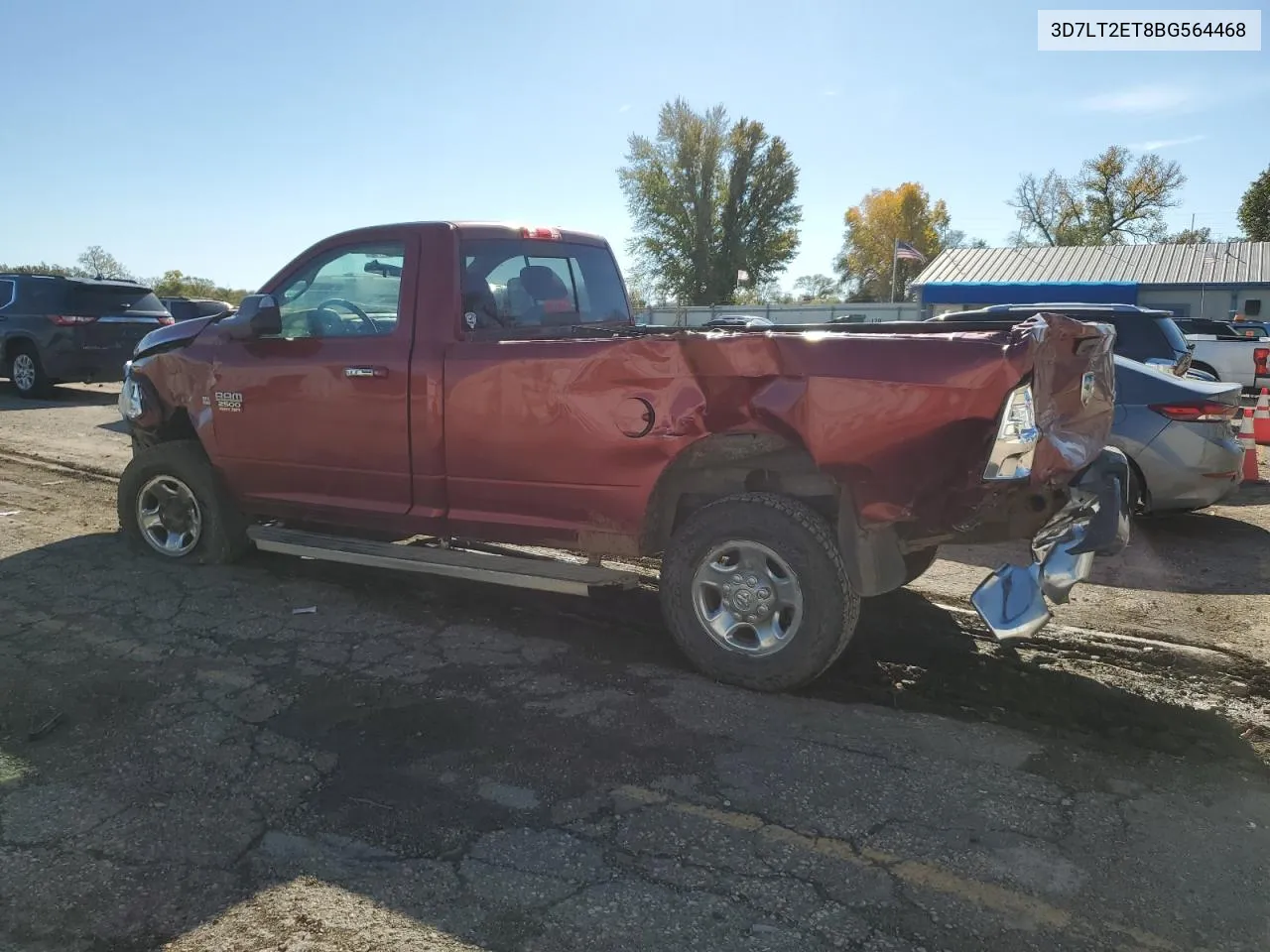 2011 Dodge Ram 2500 VIN: 3D7LT2ET8BG564468 Lot: 79103424