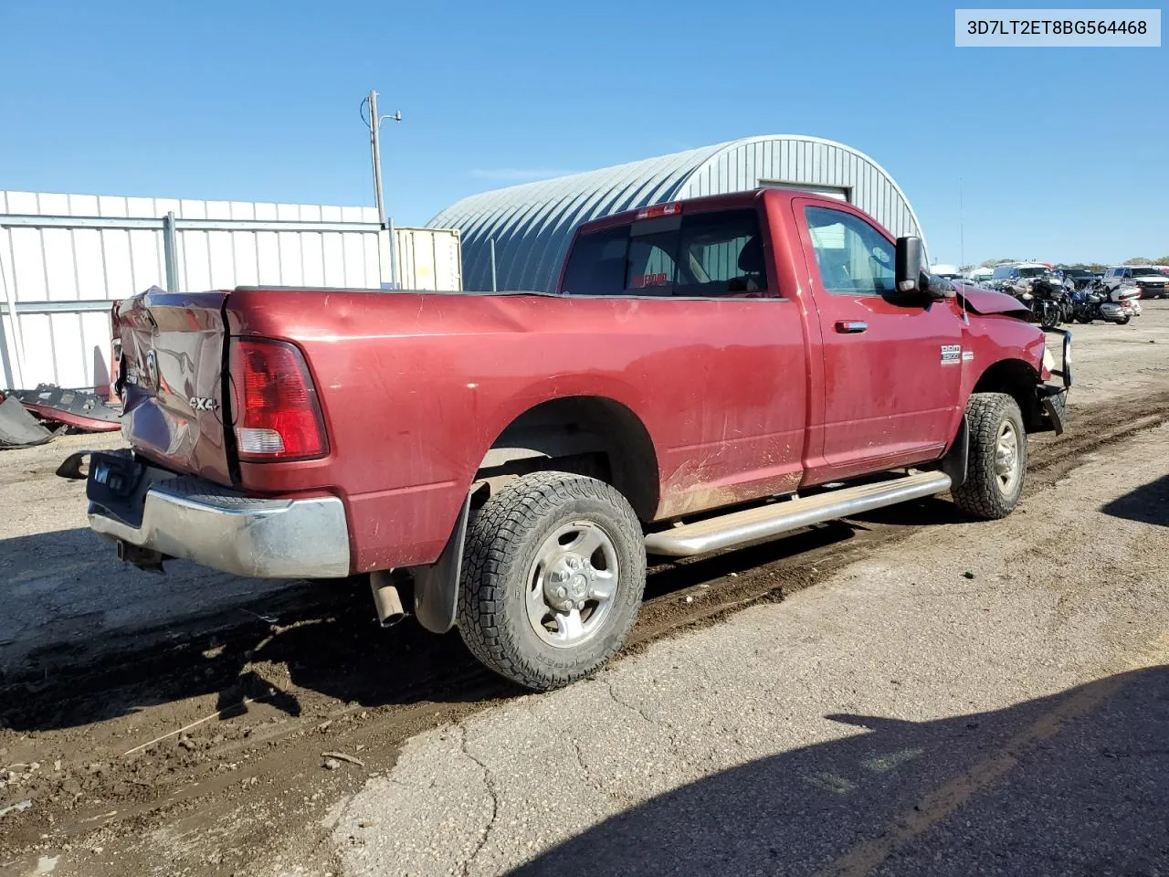 2011 Dodge Ram 2500 VIN: 3D7LT2ET8BG564468 Lot: 79103424