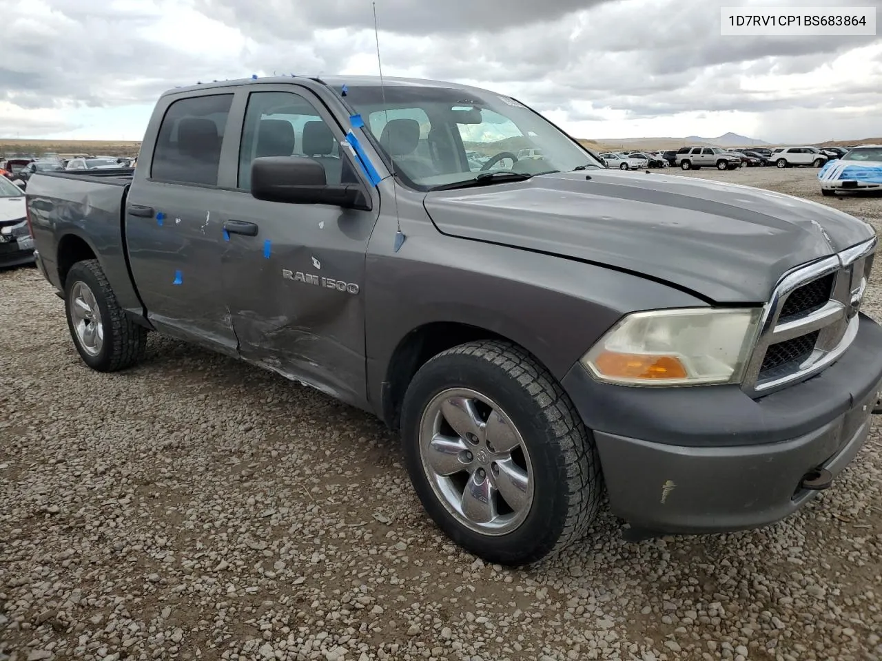 2011 Dodge Ram 1500 VIN: 1D7RV1CP1BS683864 Lot: 79307054