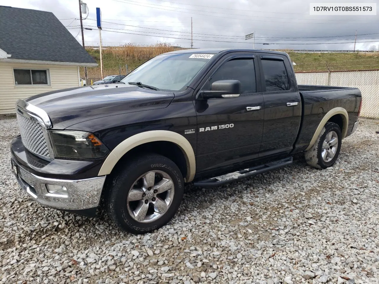 2011 Dodge Ram 1500 VIN: 1D7RV1GT0BS551573 Lot: 79354424