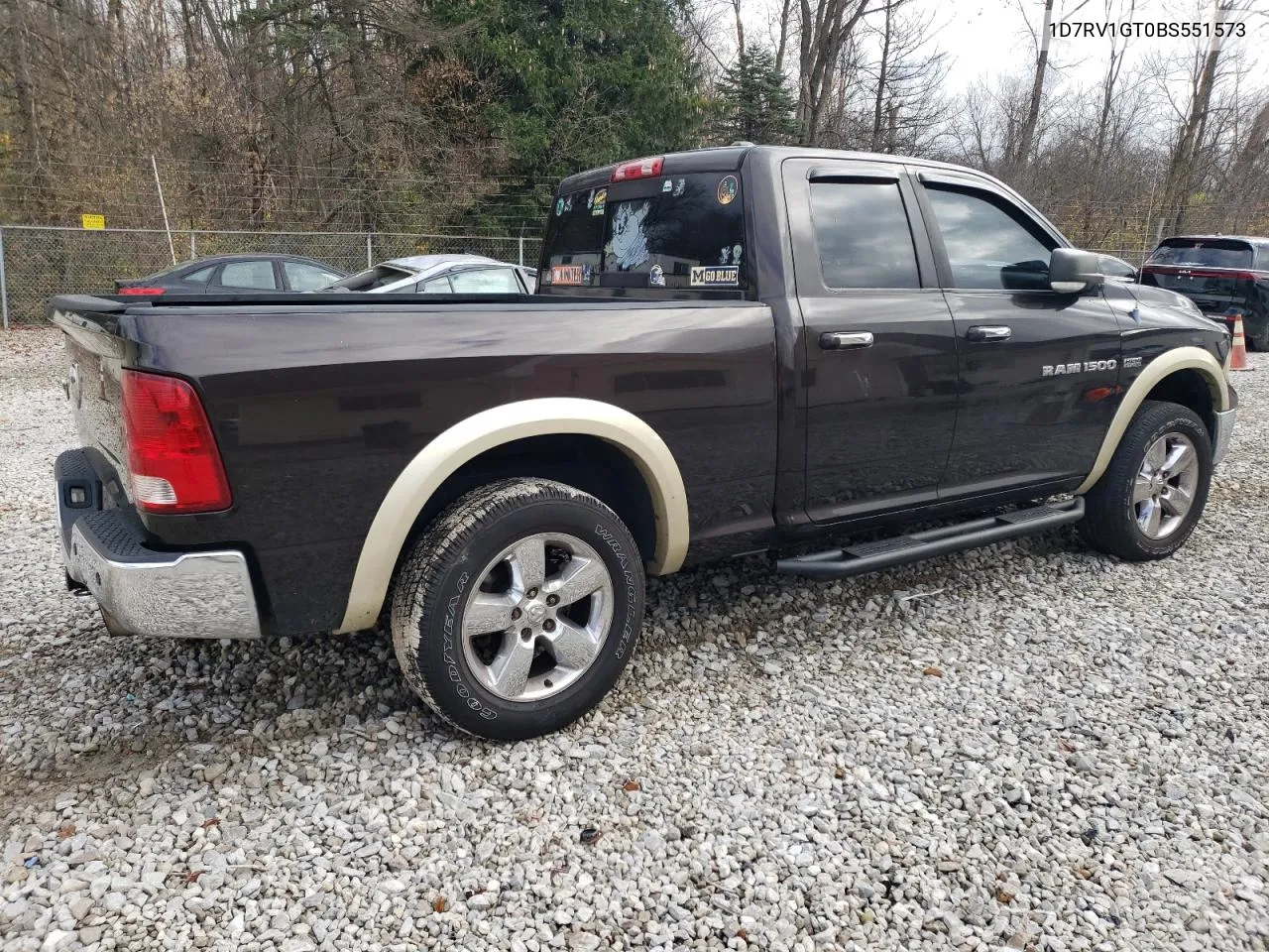 2011 Dodge Ram 1500 VIN: 1D7RV1GT0BS551573 Lot: 79354424