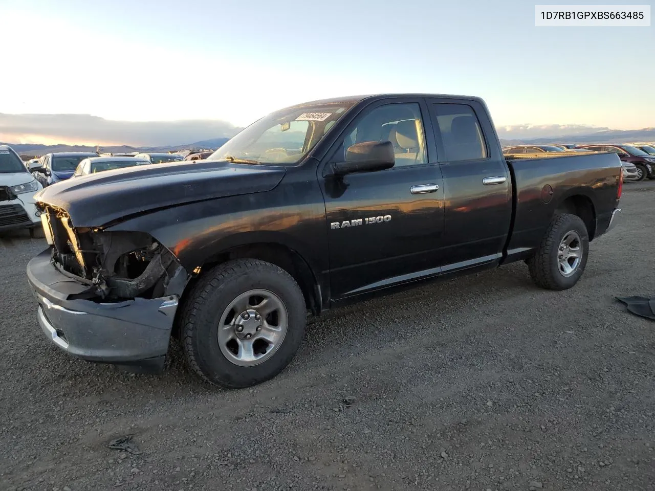 2011 Dodge Ram 1500 VIN: 1D7RB1GPXBS663485 Lot: 79464564