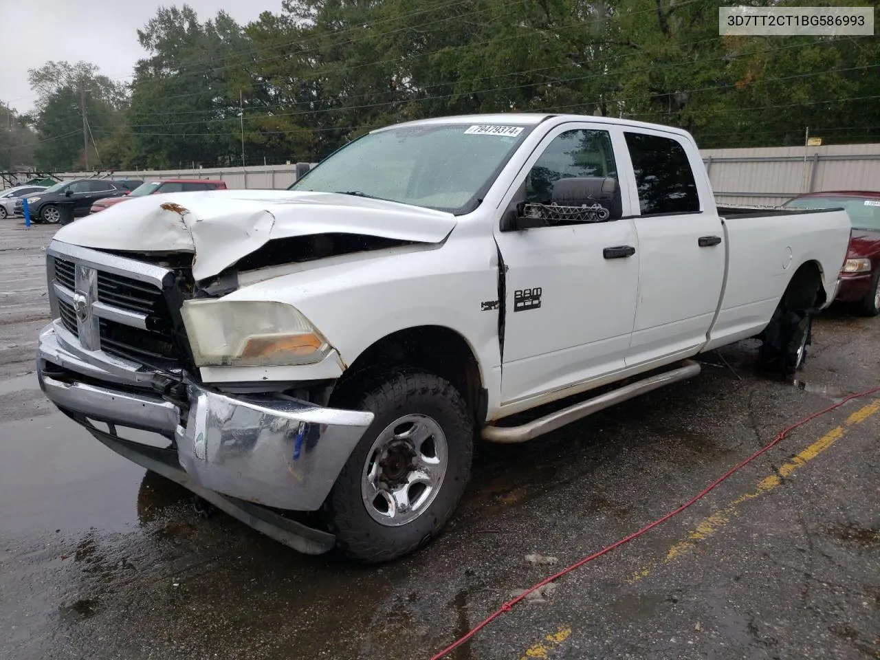 2011 Dodge Ram 2500 VIN: 3D7TT2CT1BG586993 Lot: 79479374