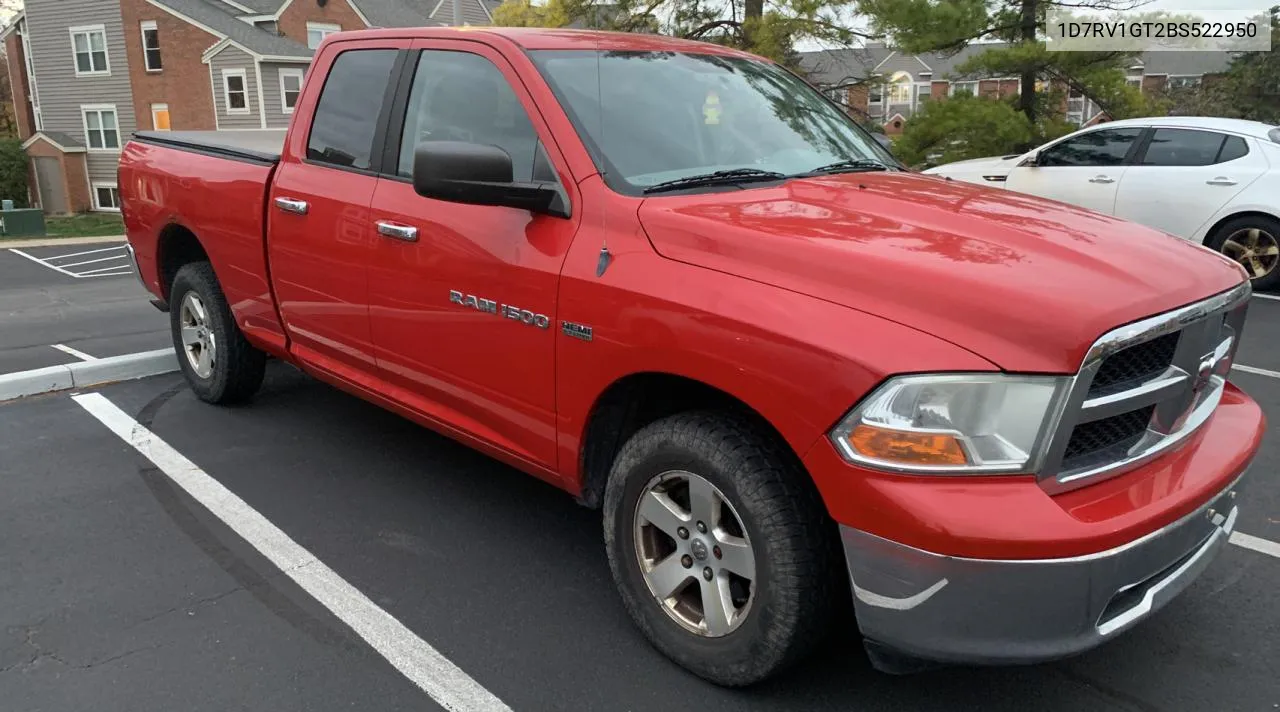 2011 Dodge Ram 1500 VIN: 1D7RV1GT2BS522950 Lot: 79568974