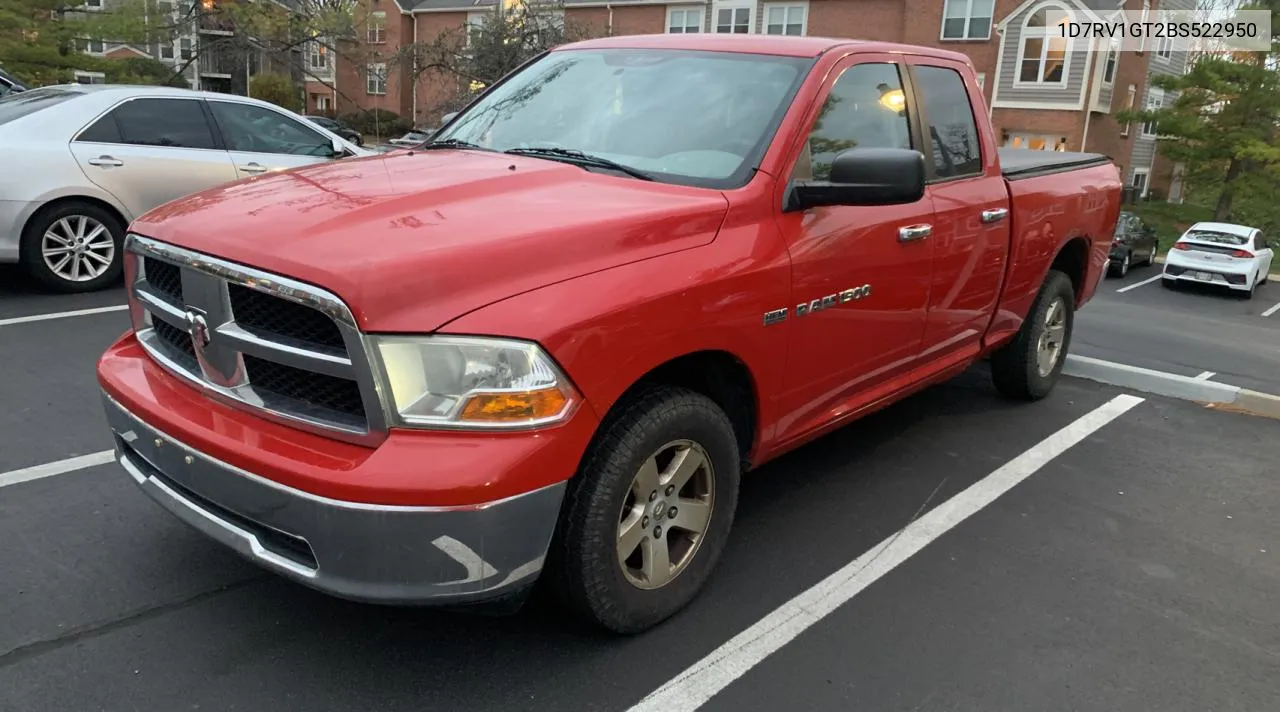 2011 Dodge Ram 1500 VIN: 1D7RV1GT2BS522950 Lot: 79568974