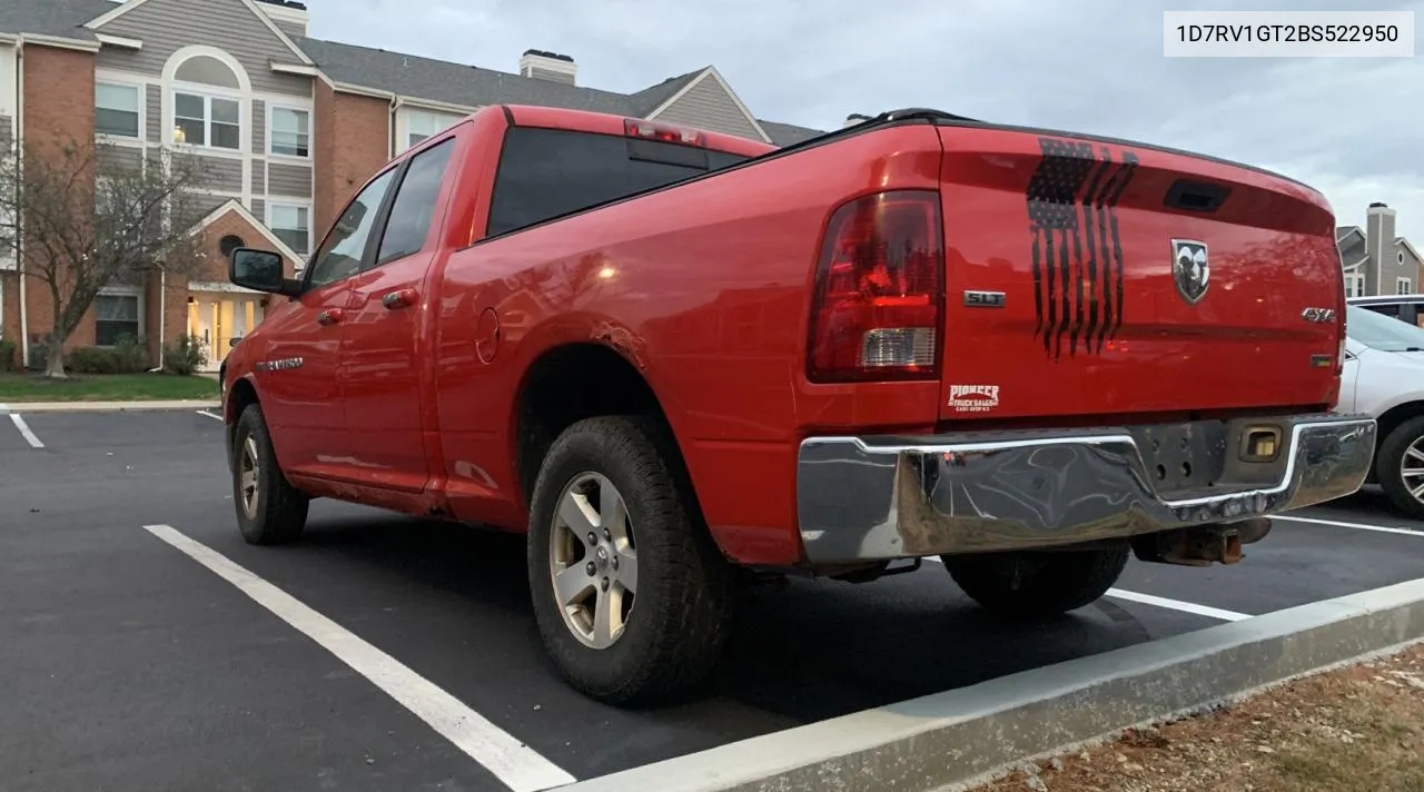 2011 Dodge Ram 1500 VIN: 1D7RV1GT2BS522950 Lot: 79568974