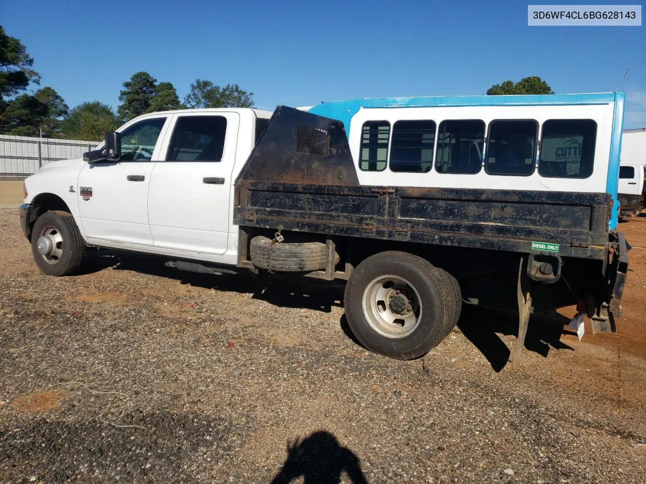 2011 Dodge Ram 3500 St VIN: 3D6WF4CL6BG628143 Lot: 79754084