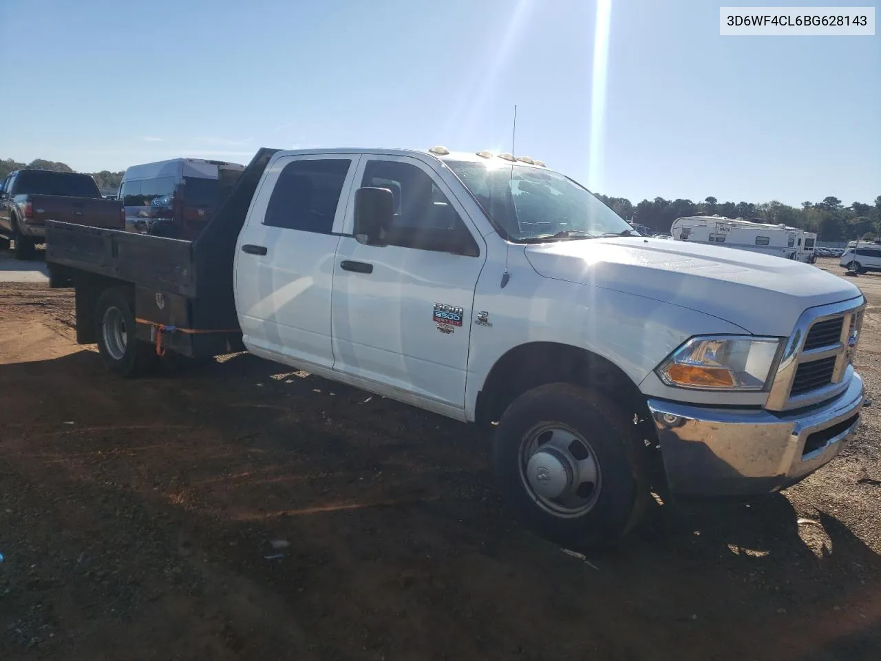 2011 Dodge Ram 3500 St VIN: 3D6WF4CL6BG628143 Lot: 79754084