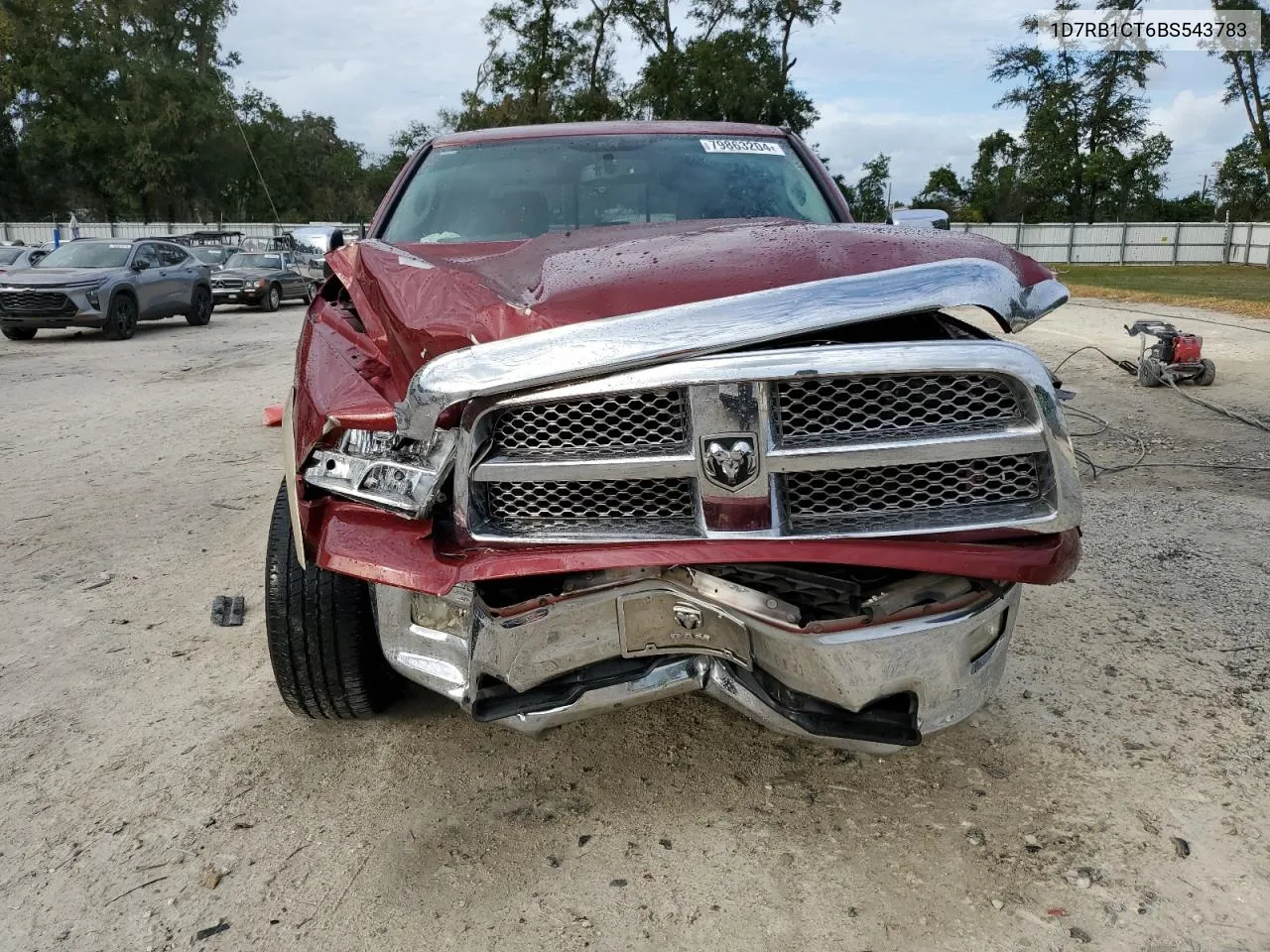 2011 Dodge Ram 1500 VIN: 1D7RB1CT6BS543783 Lot: 79863204