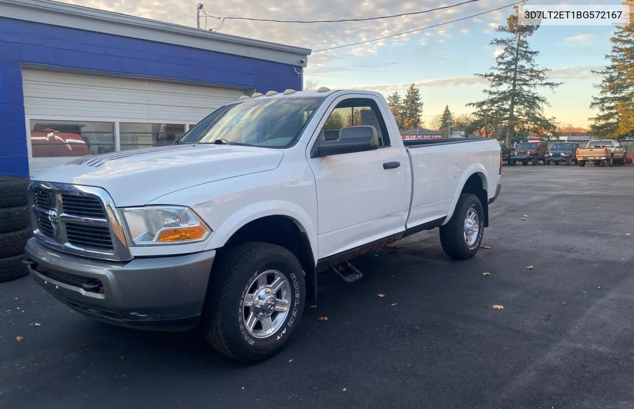 2011 Dodge Ram 2500 VIN: 3D7LT2ET1BG572167 Lot: 80148164