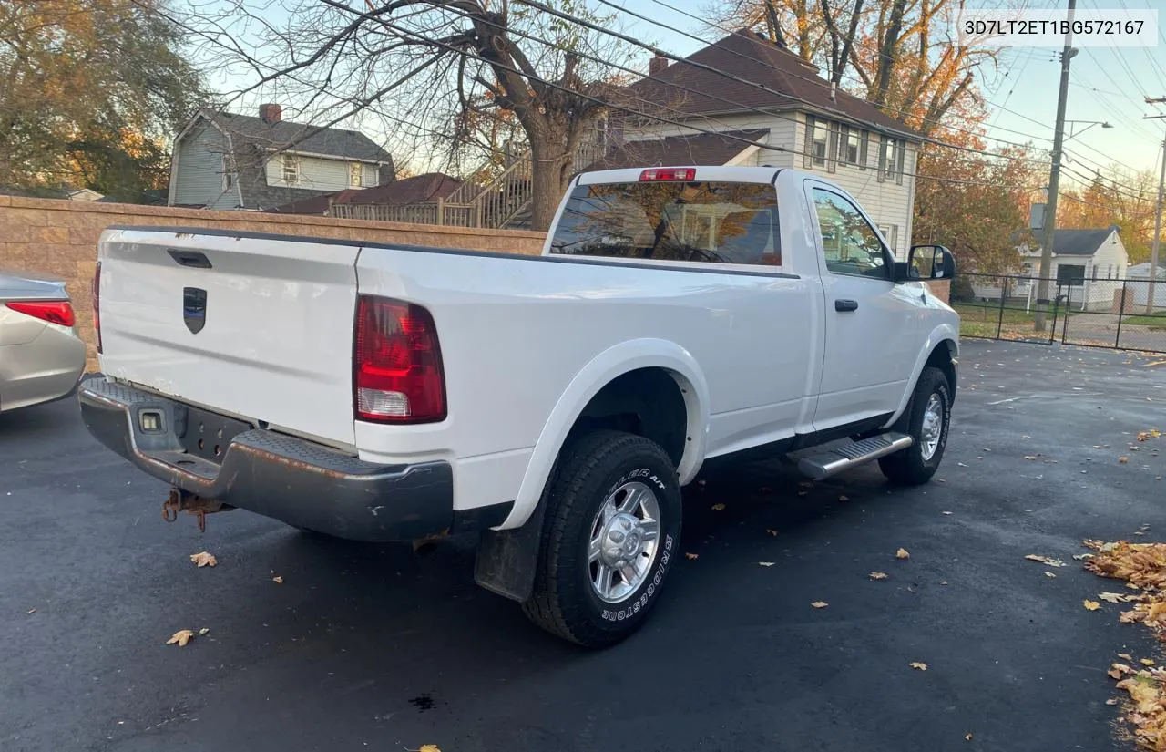 2011 Dodge Ram 2500 VIN: 3D7LT2ET1BG572167 Lot: 80148164