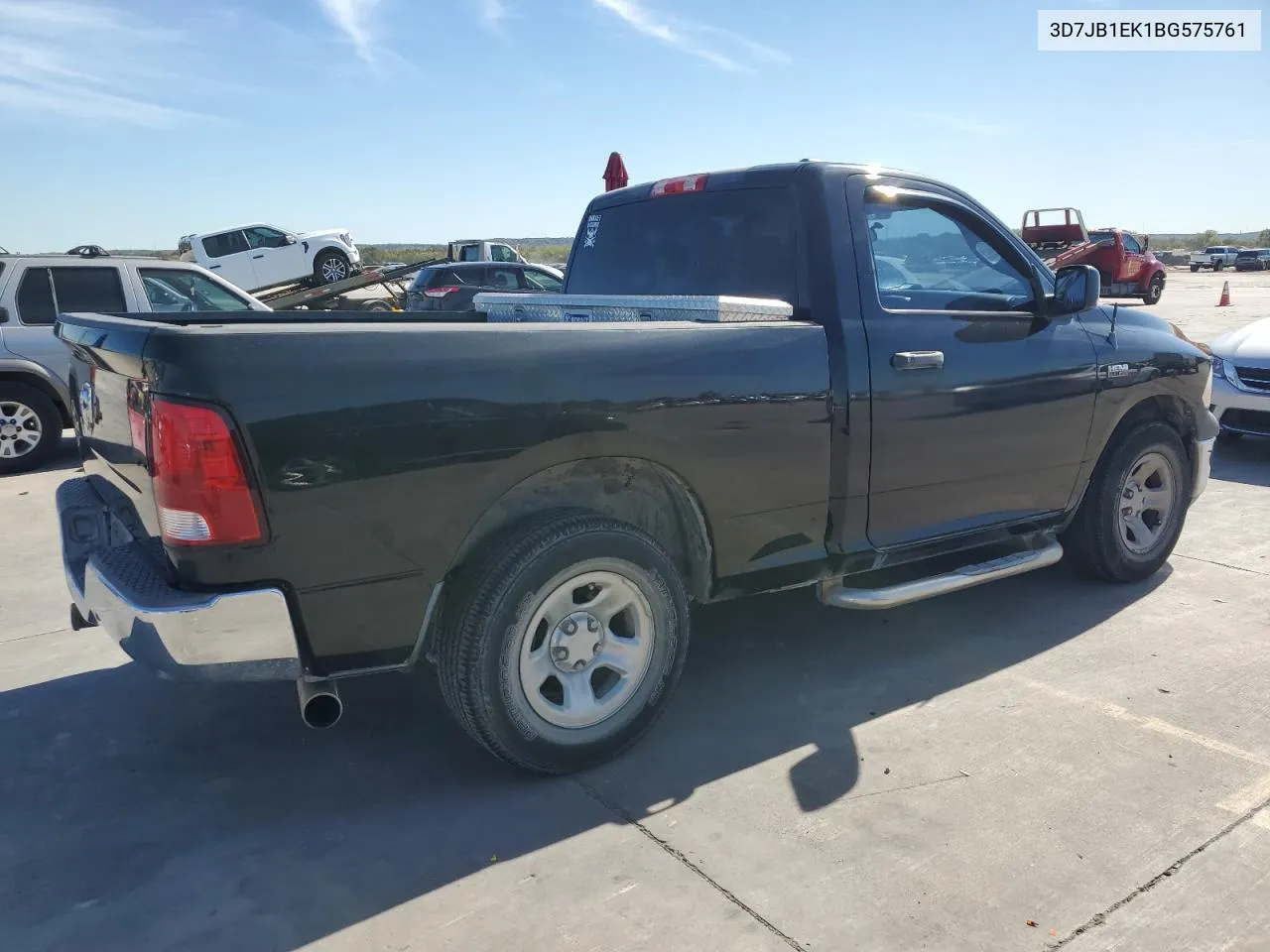 2011 Dodge Ram 1500 VIN: 3D7JB1EK1BG575761 Lot: 80445034