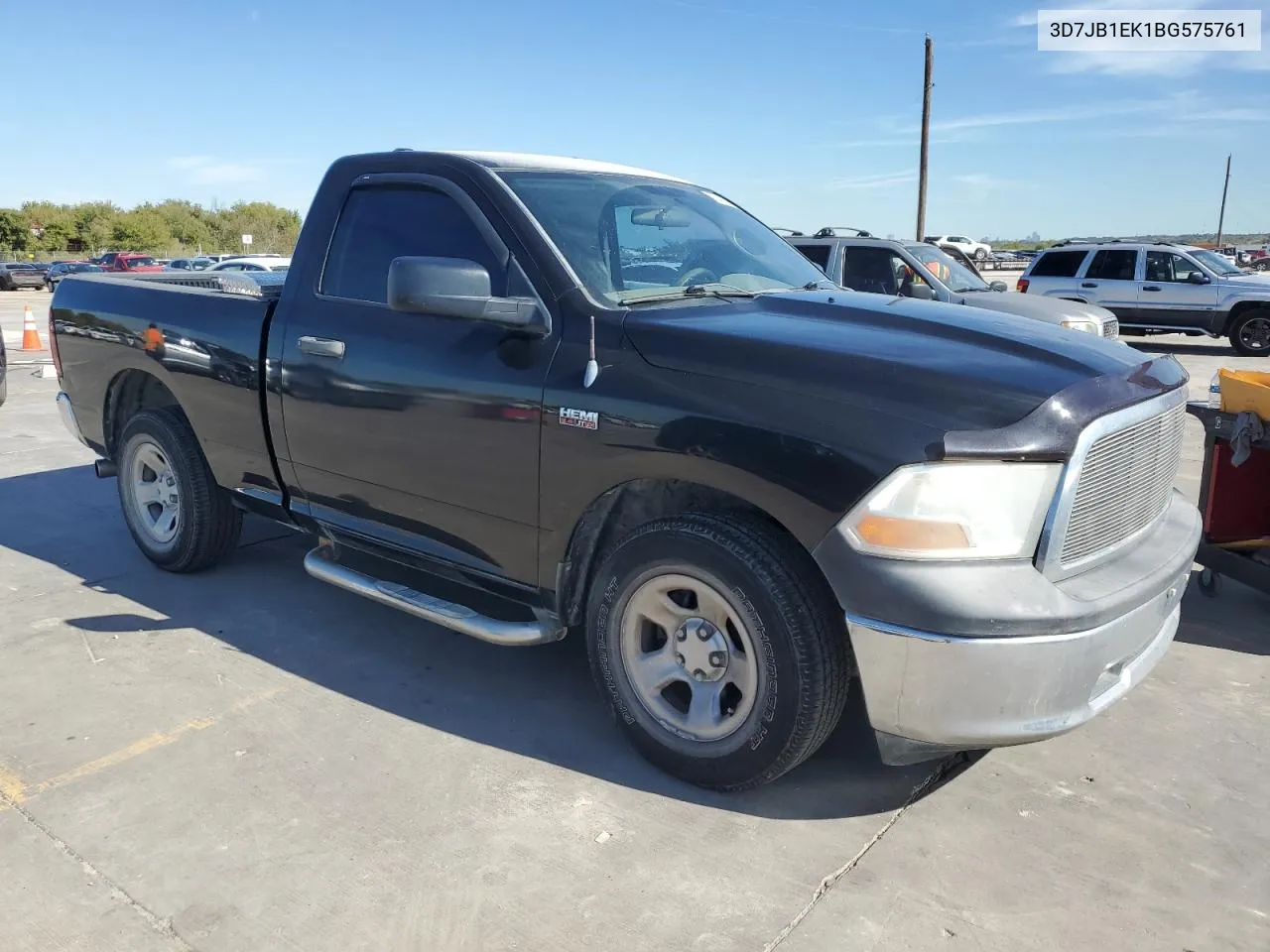 2011 Dodge Ram 1500 VIN: 3D7JB1EK1BG575761 Lot: 80445034