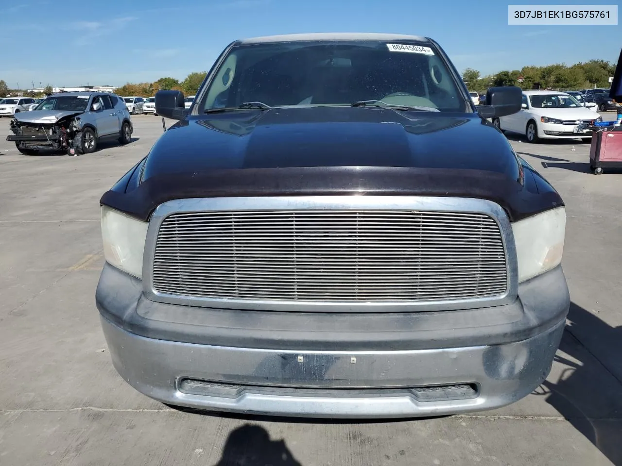 2011 Dodge Ram 1500 VIN: 3D7JB1EK1BG575761 Lot: 80445034