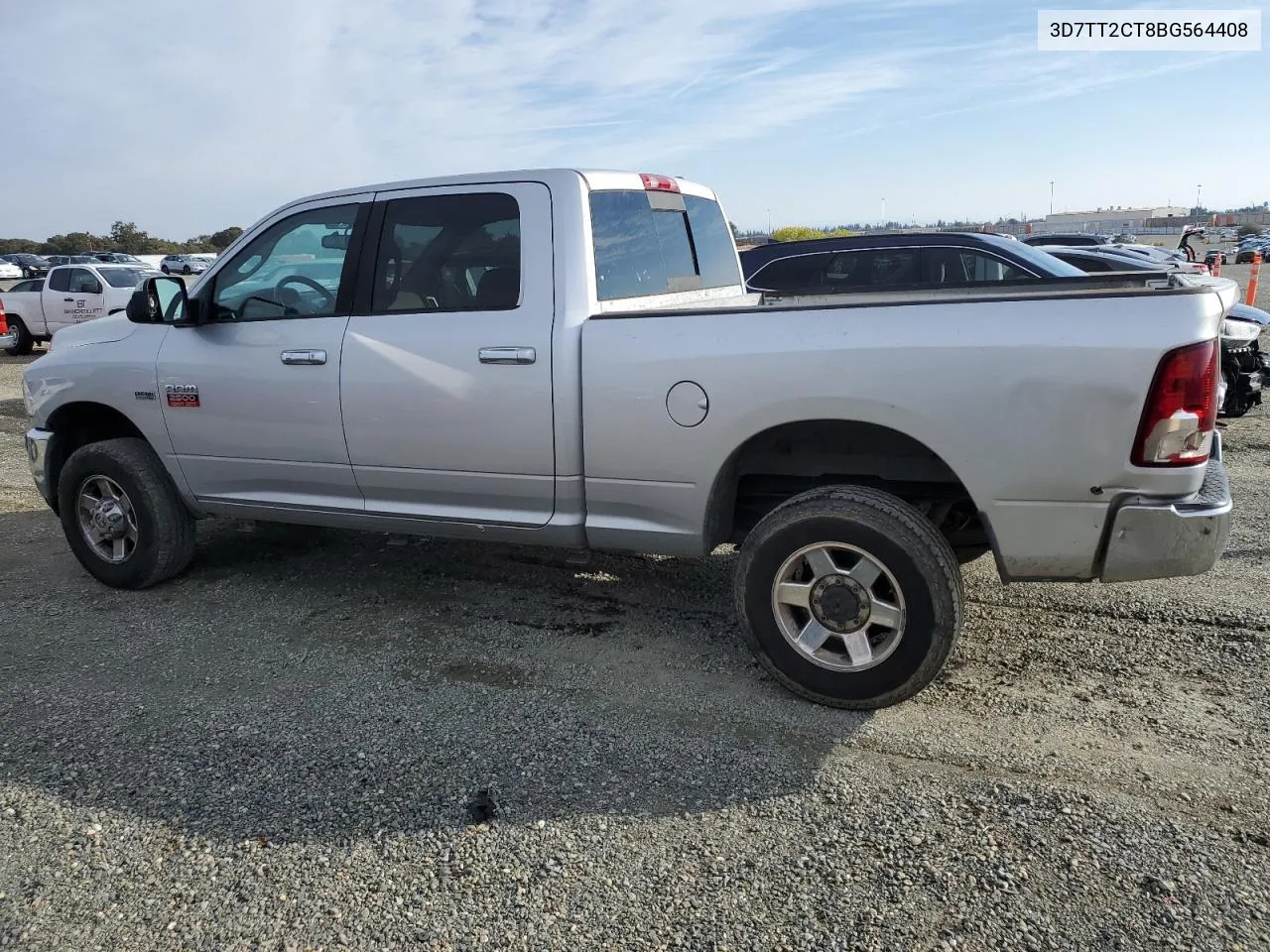 2011 Dodge Ram 2500 VIN: 3D7TT2CT8BG564408 Lot: 80692354