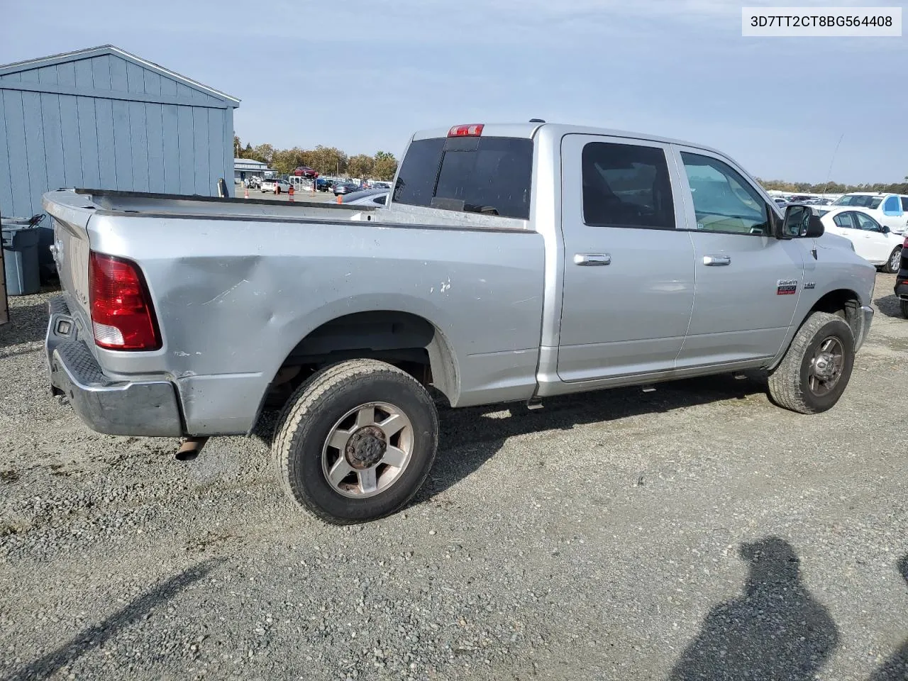 2011 Dodge Ram 2500 VIN: 3D7TT2CT8BG564408 Lot: 80692354