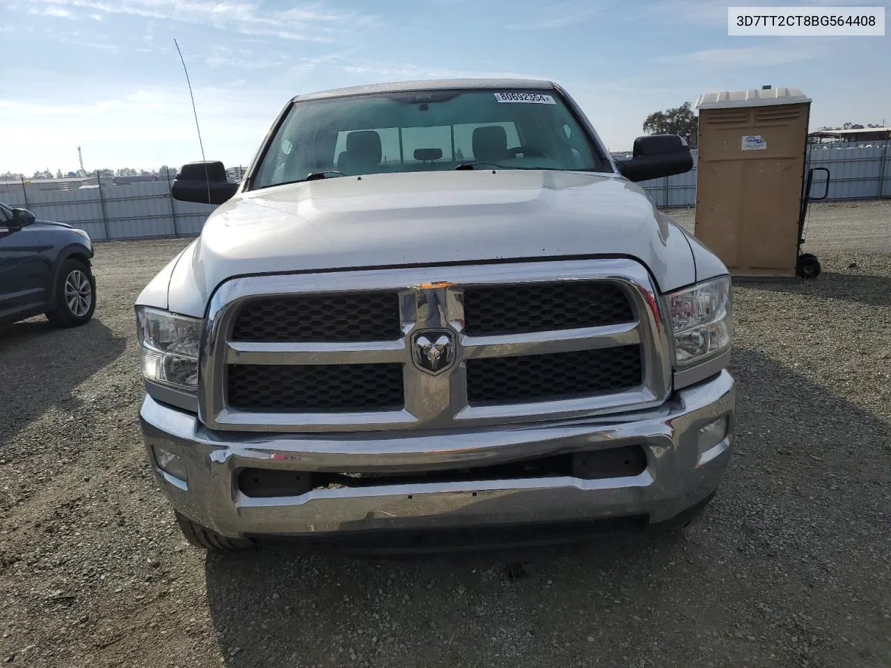 2011 Dodge Ram 2500 VIN: 3D7TT2CT8BG564408 Lot: 80692354