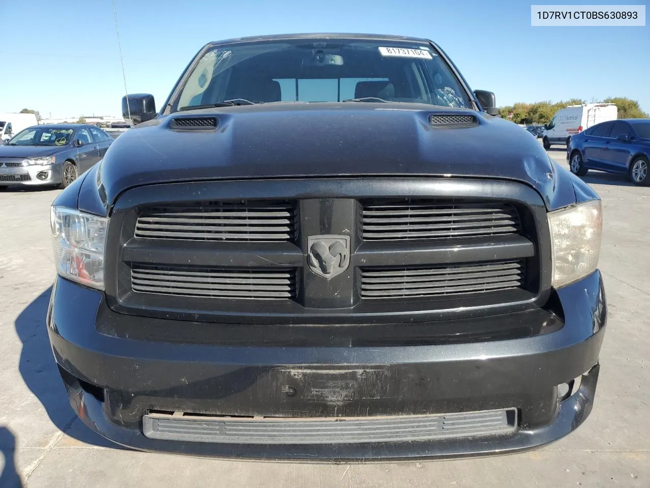 2011 Dodge Ram 1500 VIN: 1D7RV1CT0BS630893 Lot: 81737104