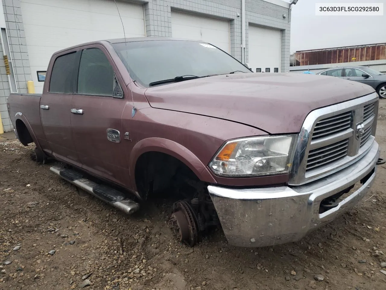 2012 Dodge Ram 3500 Longhorn VIN: 3C63D3FL5CG292580 Lot: 40454724