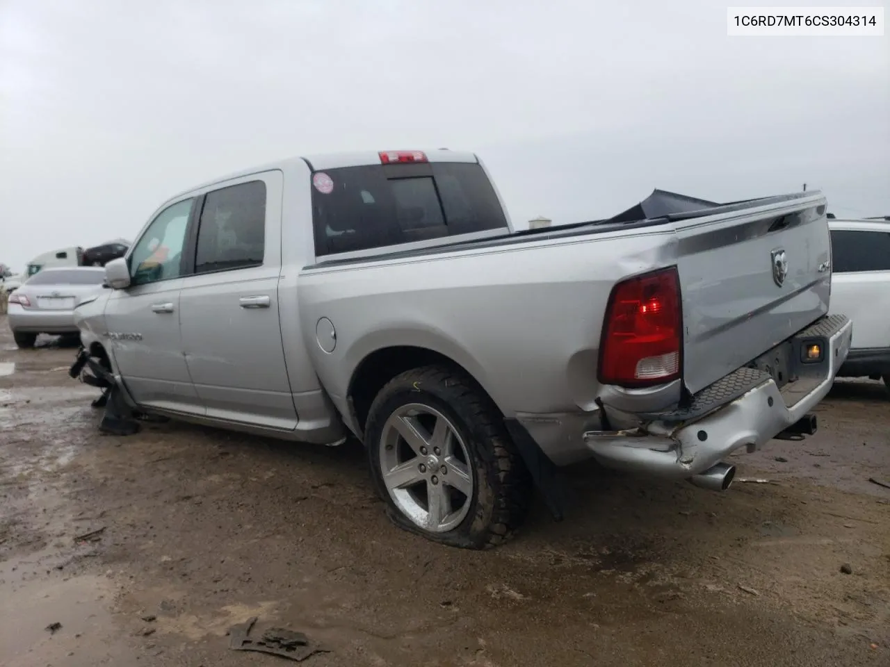 2012 Dodge Ram 1500 Sport VIN: 1C6RD7MT6CS304314 Lot: 52485934