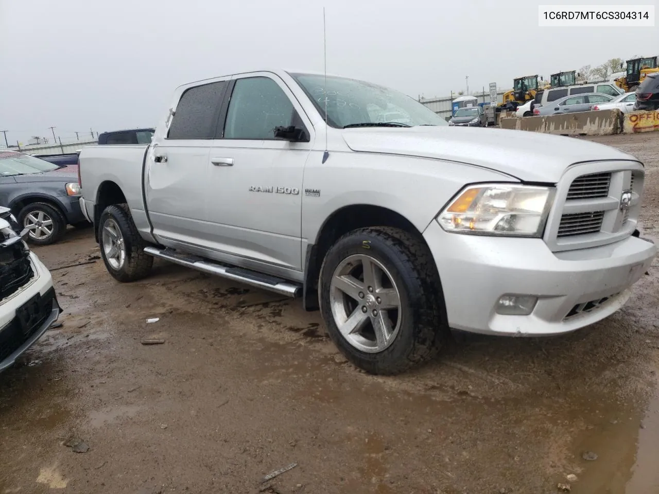 2012 Dodge Ram 1500 Sport VIN: 1C6RD7MT6CS304314 Lot: 52485934