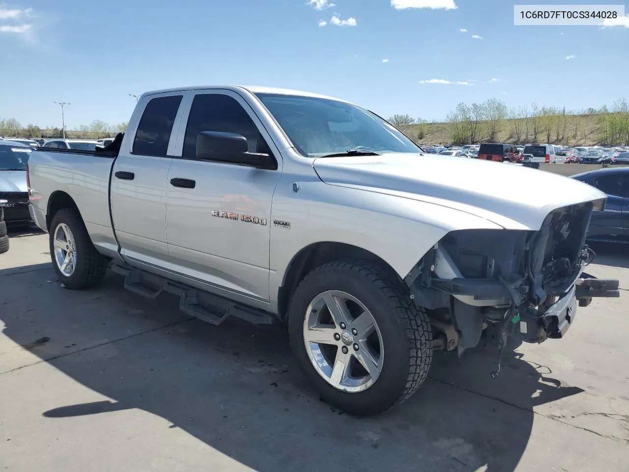 2012 Dodge Ram 1500 St VIN: 1C6RD7FT0CS344028 Lot: 52522354