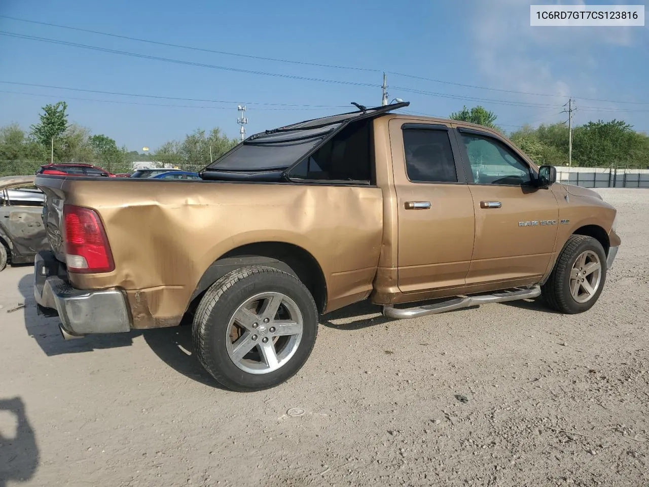 2012 Dodge Ram 1500 Slt VIN: 1C6RD7GT7CS123816 Lot: 53224204