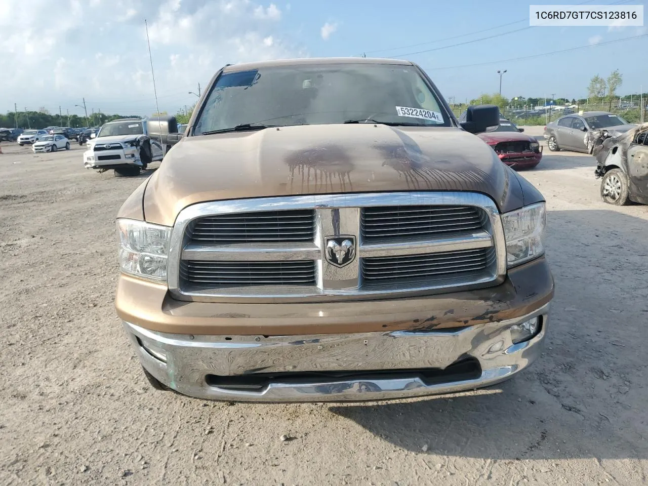 1C6RD7GT7CS123816 2012 Dodge Ram 1500 Slt