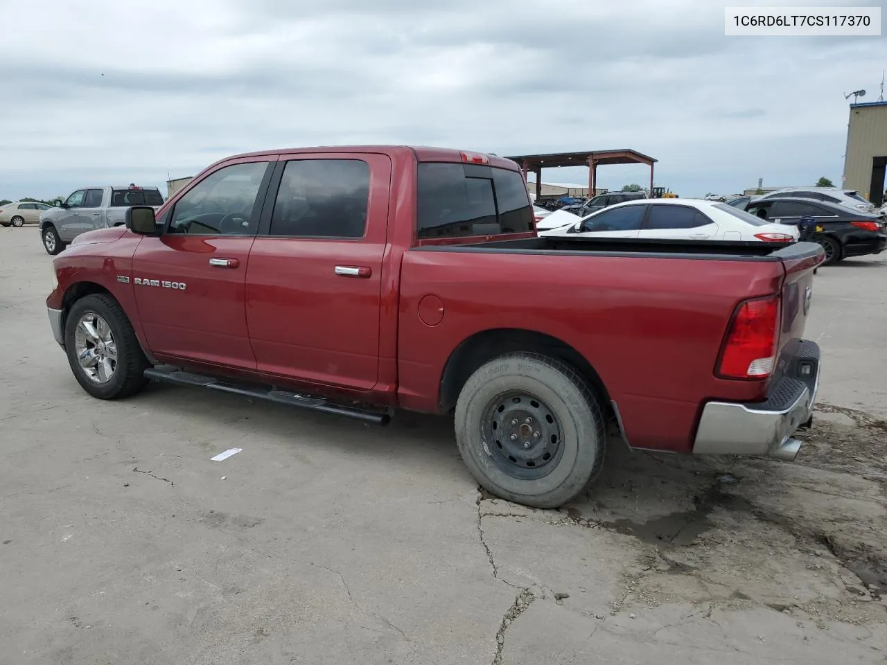 2012 Dodge Ram 1500 Slt VIN: 1C6RD6LT7CS117370 Lot: 53311194