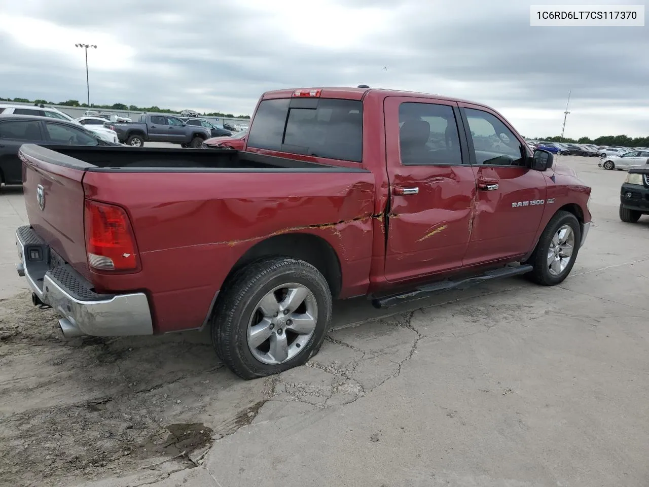 1C6RD6LT7CS117370 2012 Dodge Ram 1500 Slt