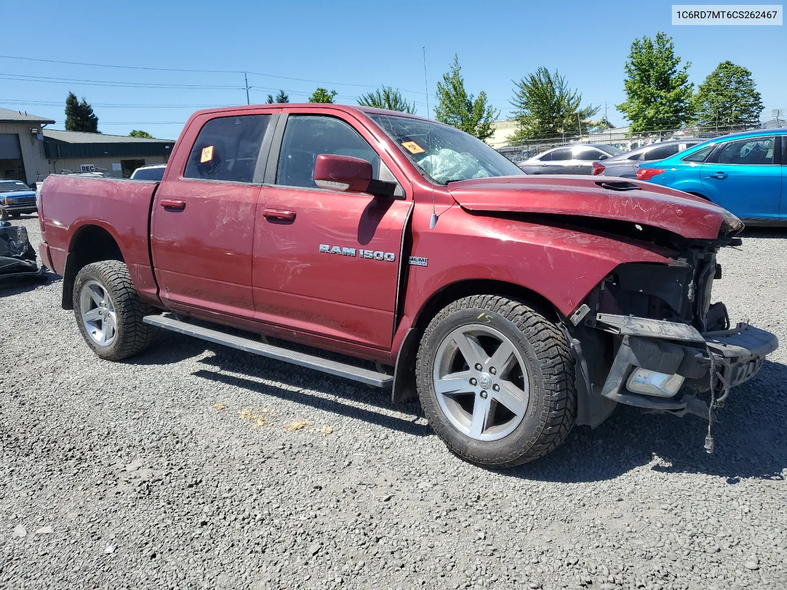 1C6RD7MT6CS262467 2012 Dodge Ram 1500 Sport