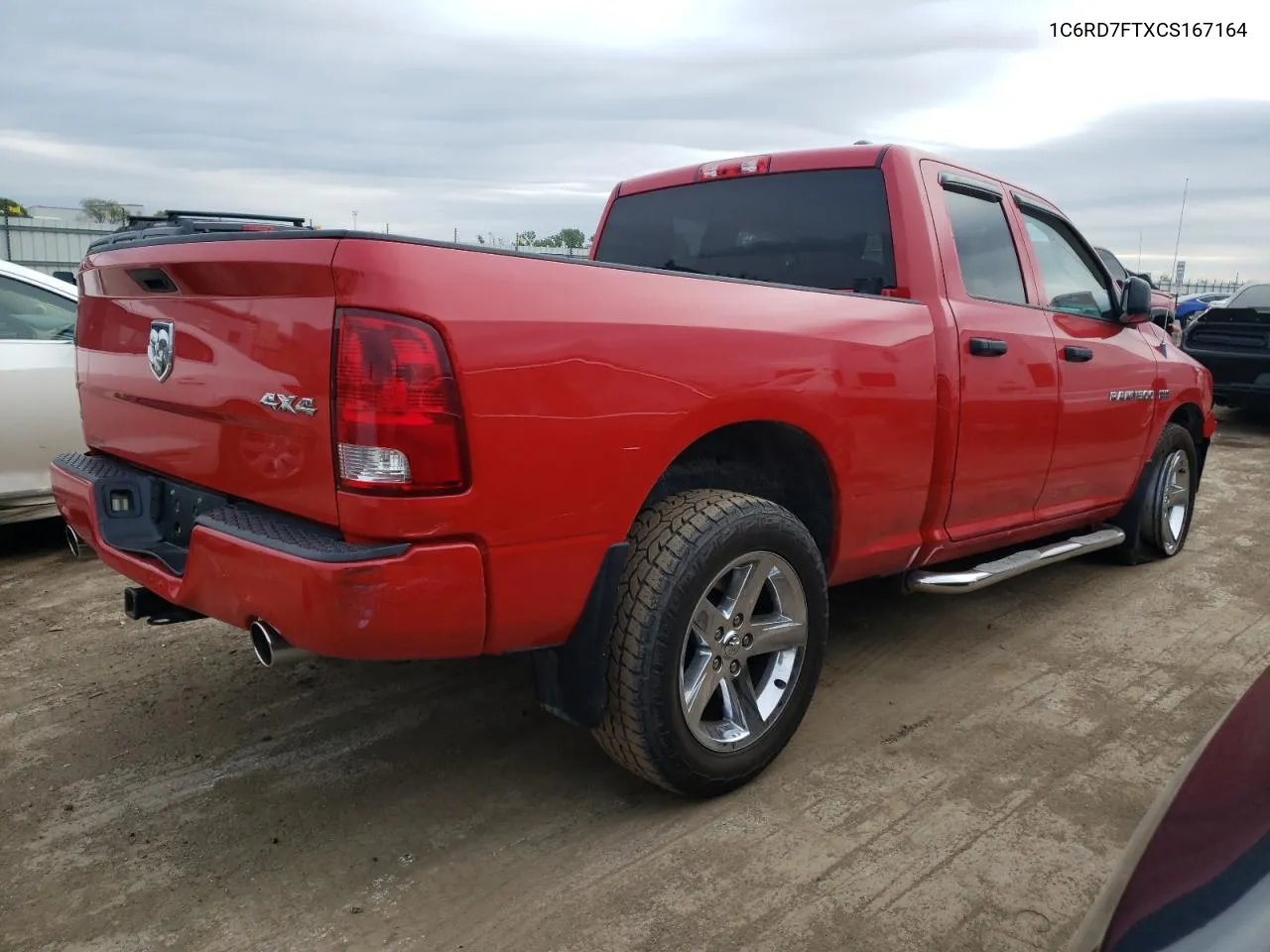 2012 Dodge Ram 1500 St VIN: 1C6RD7FTXCS167164 Lot: 55042584