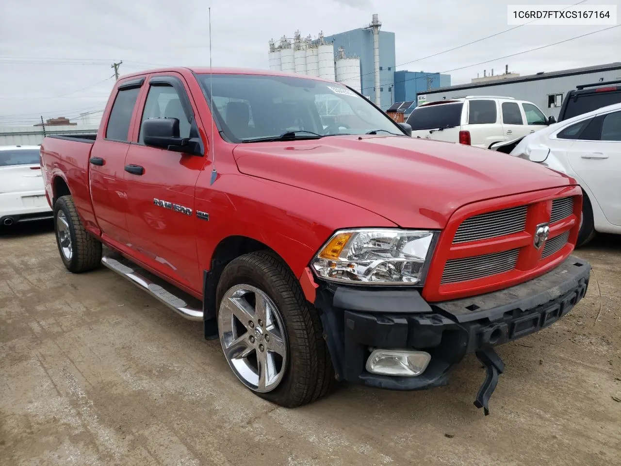 1C6RD7FTXCS167164 2012 Dodge Ram 1500 St